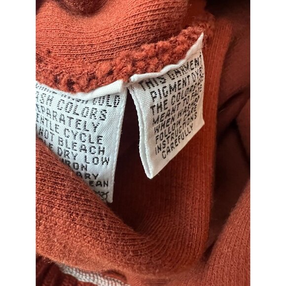 NWOT Tommy Bahama Sweater Mens Half Zip size Large‎ Pullover Orange Cotton - Picture 6 of 11